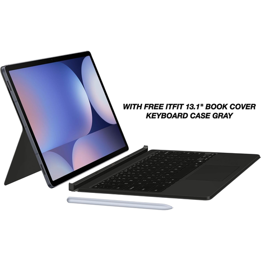 Samsung Galaxy Tab S10 FE+ (SM-X620) Tablet - Wi-Fi + Free ITFITBook Cover Keyboard Case Gray