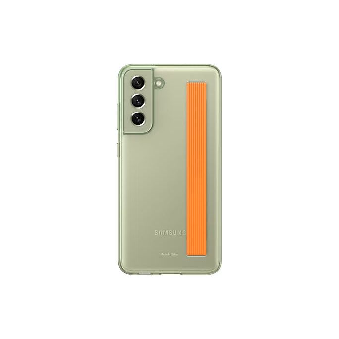 Coque fine avec dragonne pour Samsung Galaxy S21 FE 5G