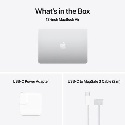 Apple MacBook Air - 13" M4 Pro chip - 10 core CPU - 8 core GPU - 16 GB RAM - 256 GB SSD - Silver