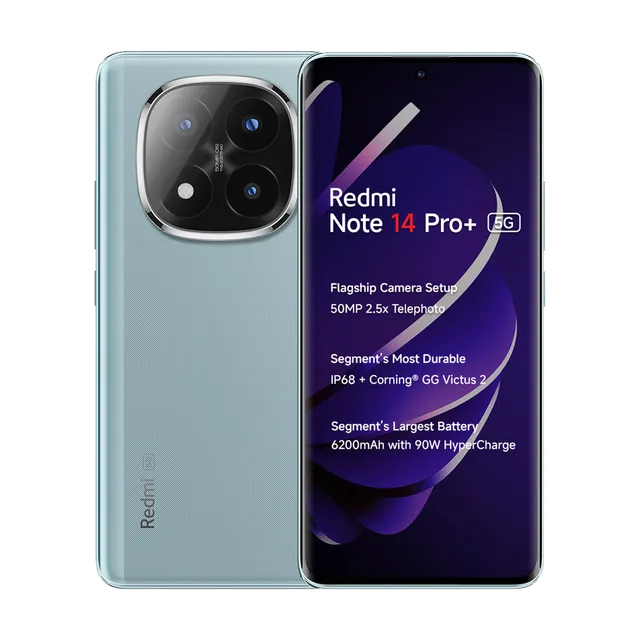 Open Box Xiaomi Redmi Note 14 Pro+ (24115RA8EG) Dual Sim Unlocked Global Model 5G/LTE
