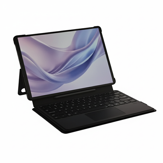 ITFIT Galaxy Tab S10 FE+ 13.1" Book Cover Keyboard Case Gray