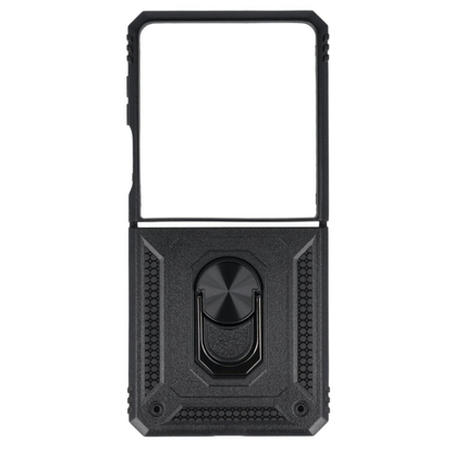 Samsung Galaxy Z Flip5 case Black Leather