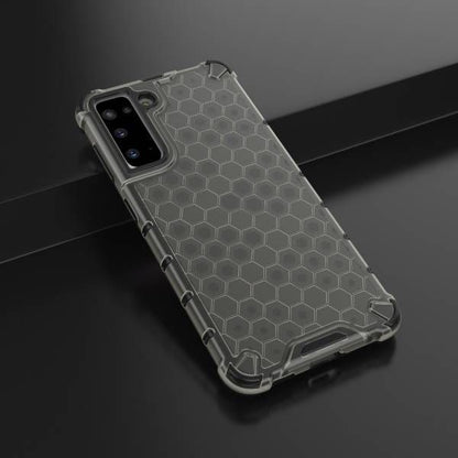 Samsung S21, S21+, S21 Ultra Honeycomb Defensive Case - Translucent