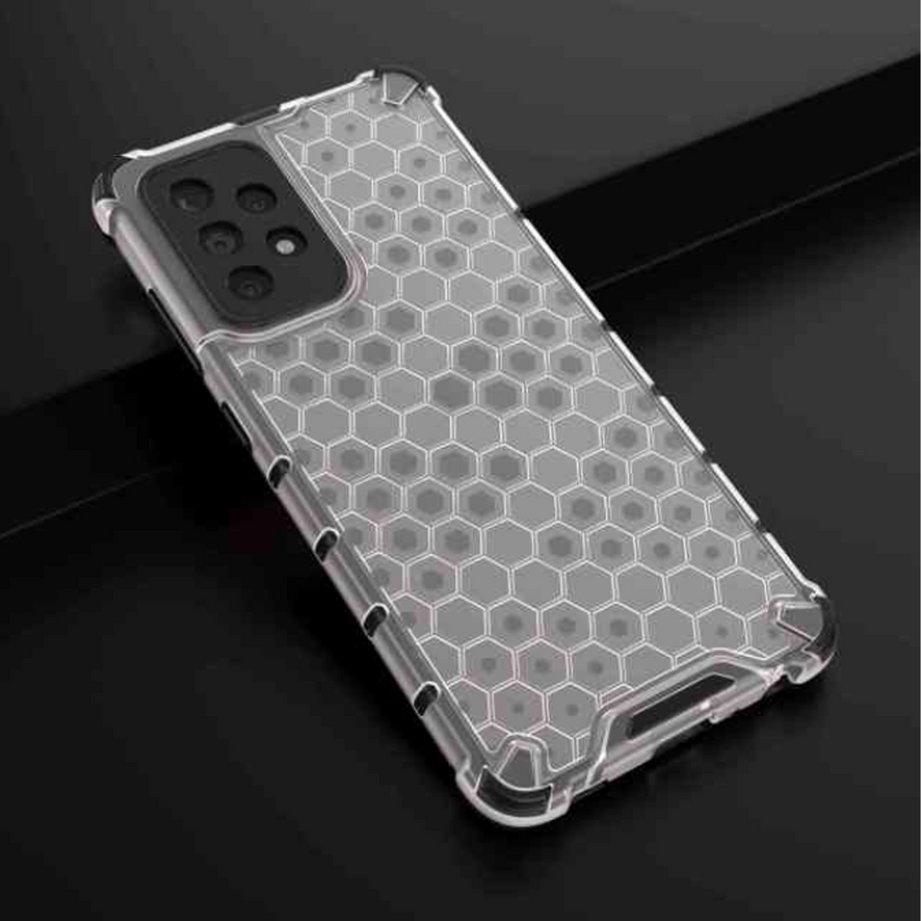Samsung A72 Honeycomb Defensive Case - Translucent