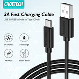 Choetech USB to USB-C Cable 2m in Black