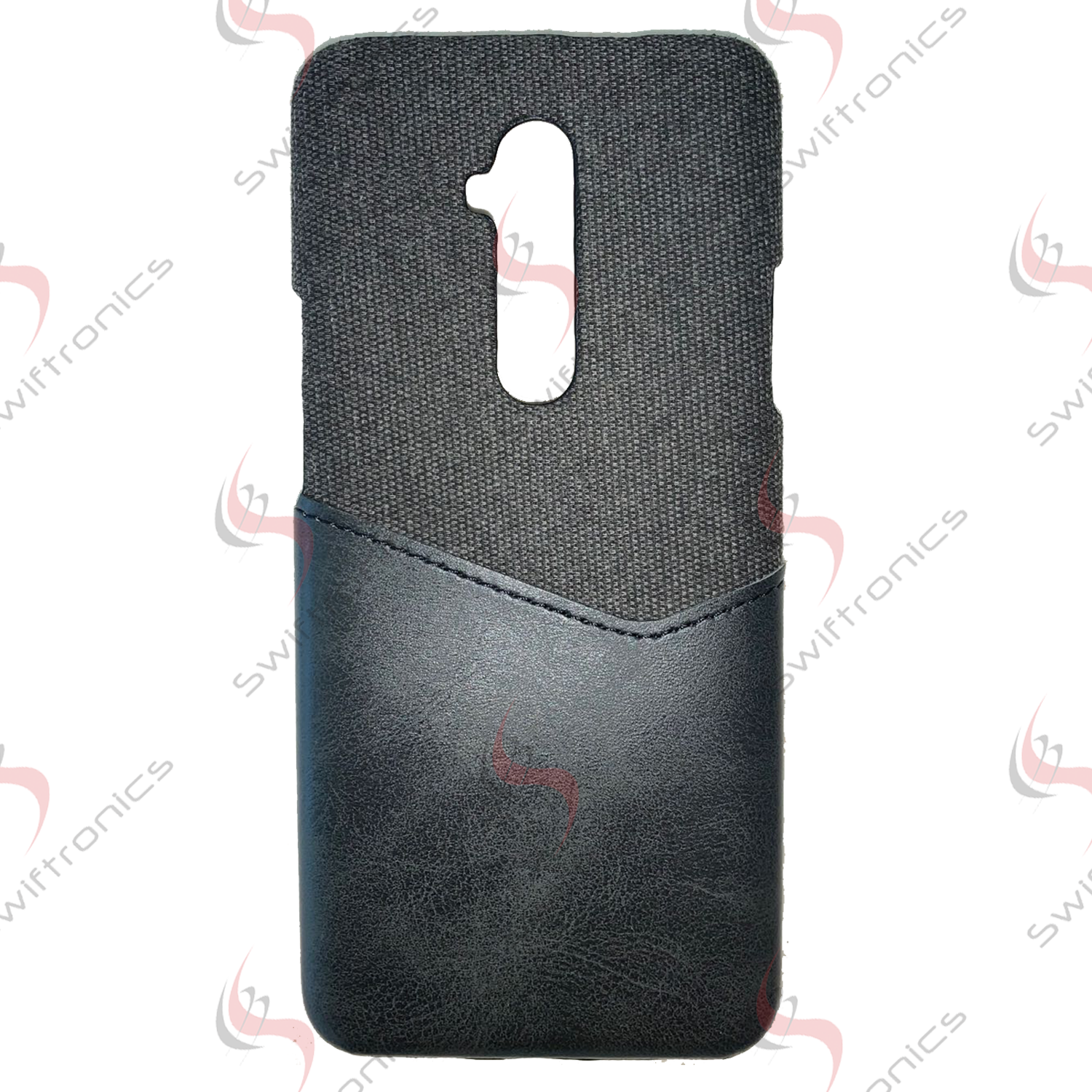 oneplus 7t / 7t pro artificial leather & fabric case