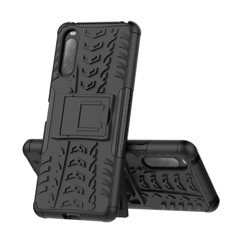 Sony Xperia 5 III, Xperia 10 III, Shockproof Armor Defender Phone Case with Table Stand