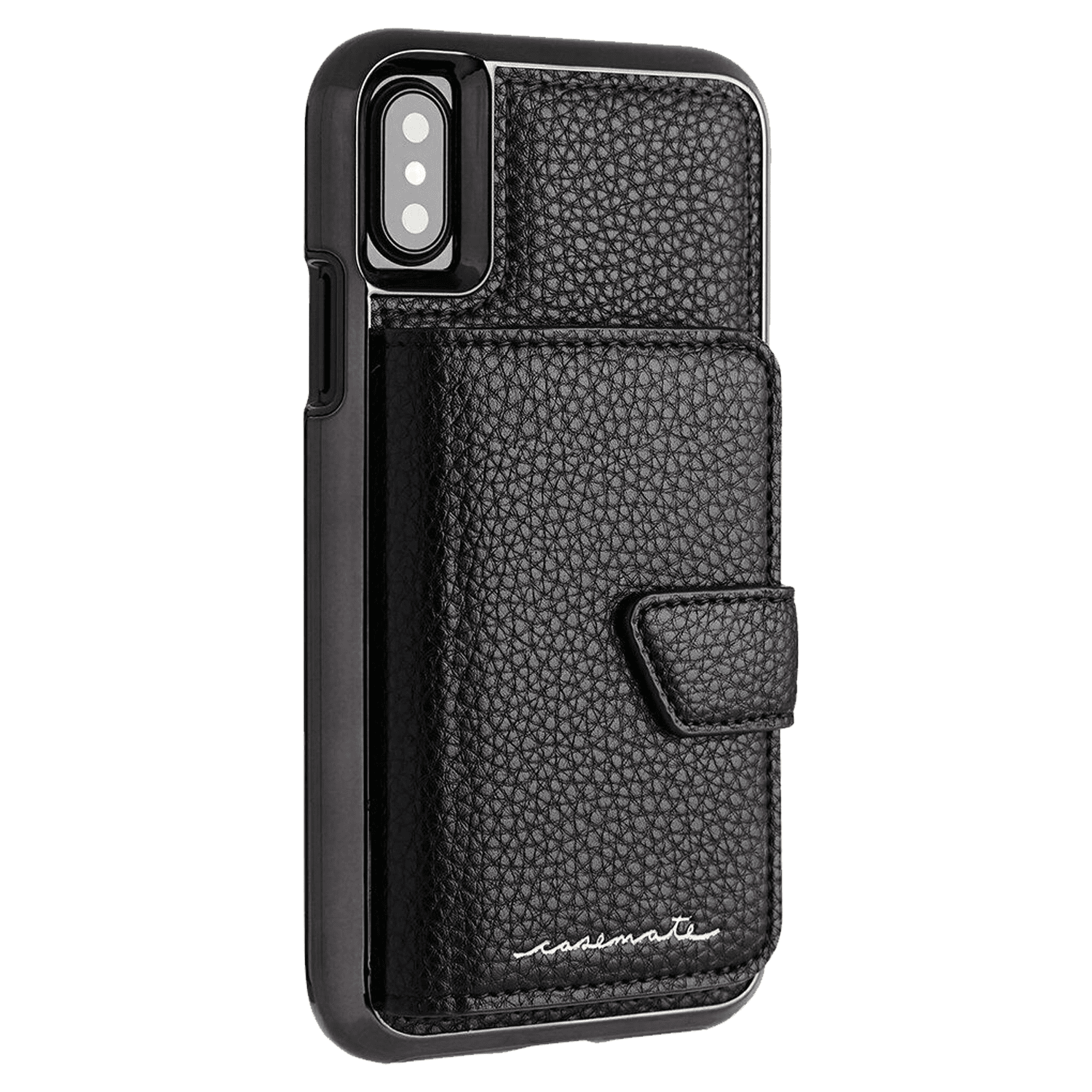 / xs case-mate compact mirror series case cover black - 0