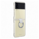 Open Box Samsung Galaxy Z Flip3 Case, OEM Samsung Protective Clear Cover with Ring